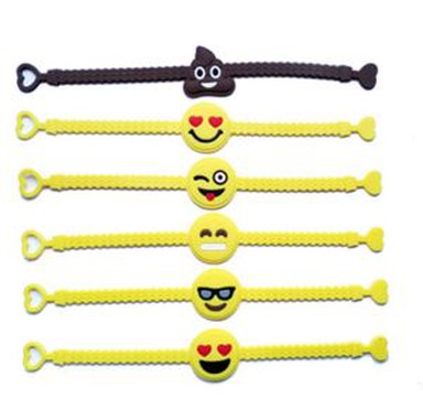 Гривни за смесени Emoji Wristband