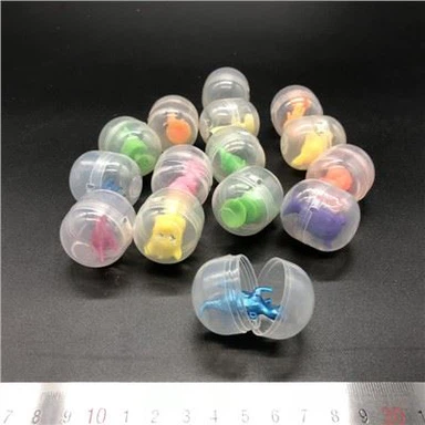 пластмасови яйце играчки капсули 3 * 3.5 см празни играчка капсула